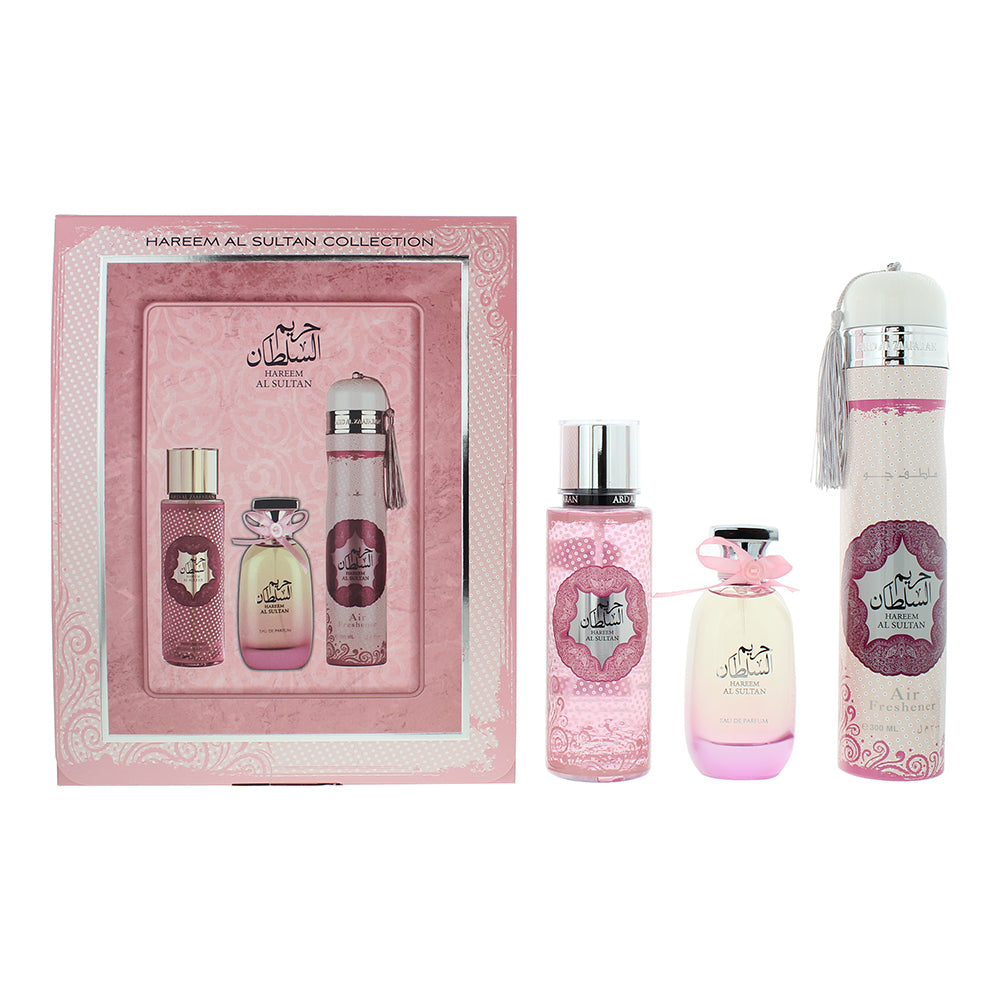 Ard Al Zaafaran Hareem Al Sultan 3 Piece Gift Set: Eau De Parfum 100ml - Perfume