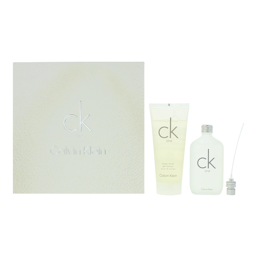 Calvin Klein Ck One 2 Piece Gift Set: Eau De Toilette 50ml - Shower Gel 100ml