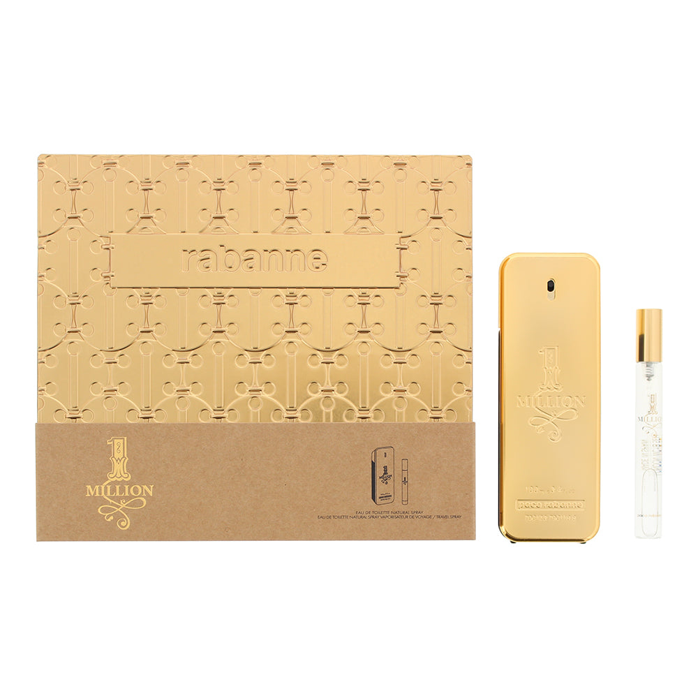 Paco Rabanne 1 Million 2 Piece Gift Set: Eau de Toilette 100ml - Eau de Toilette