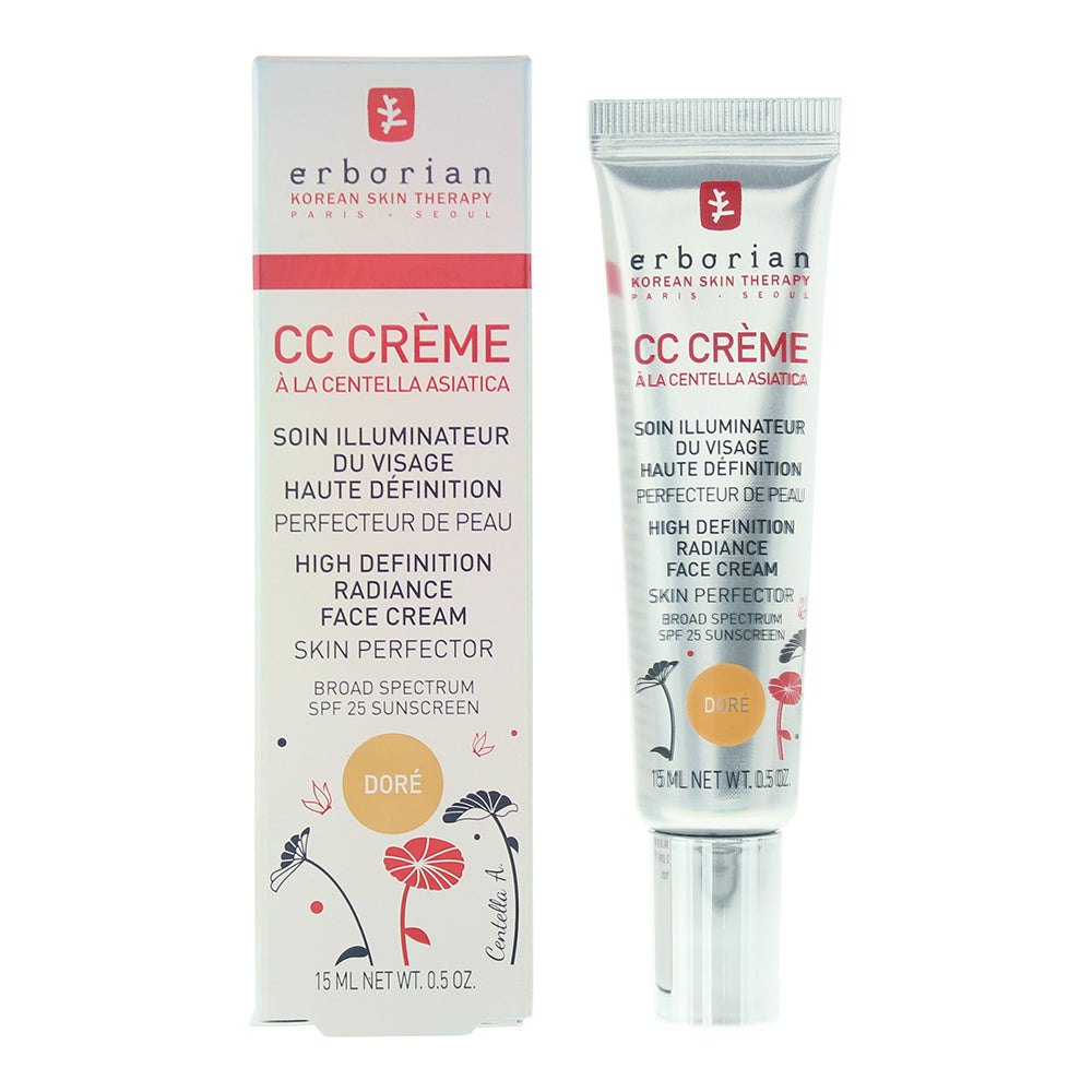 Erborian CC Cream Spf 25 High Definition Radiance Dore Face Cream 15ml