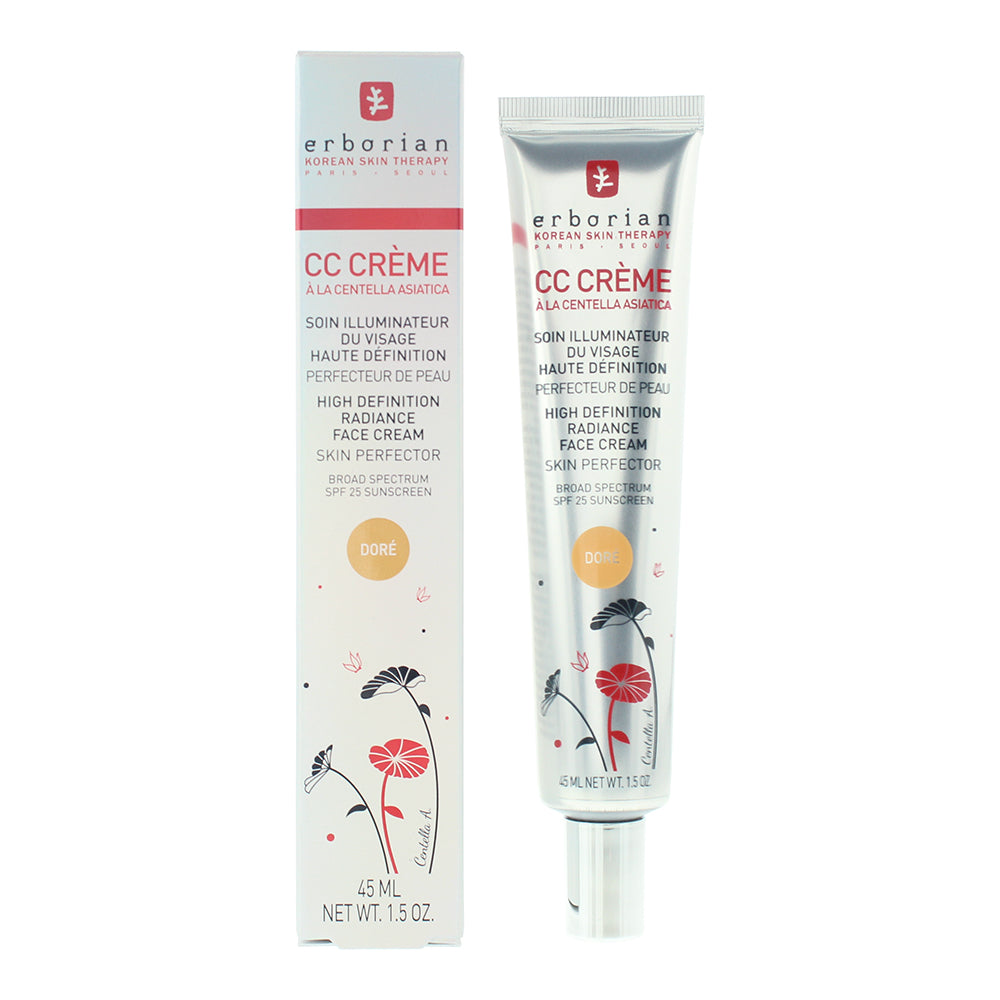 Erborian CC Creme Spf 25 High Definition Radiance Dore Face Cream 45ml