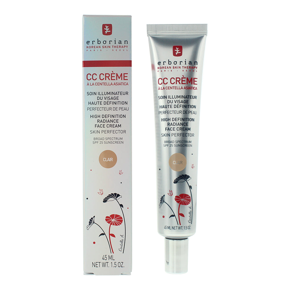 Erborian CC Cream Spf 25  Clair High Definition Radiance Face Cream 45ml