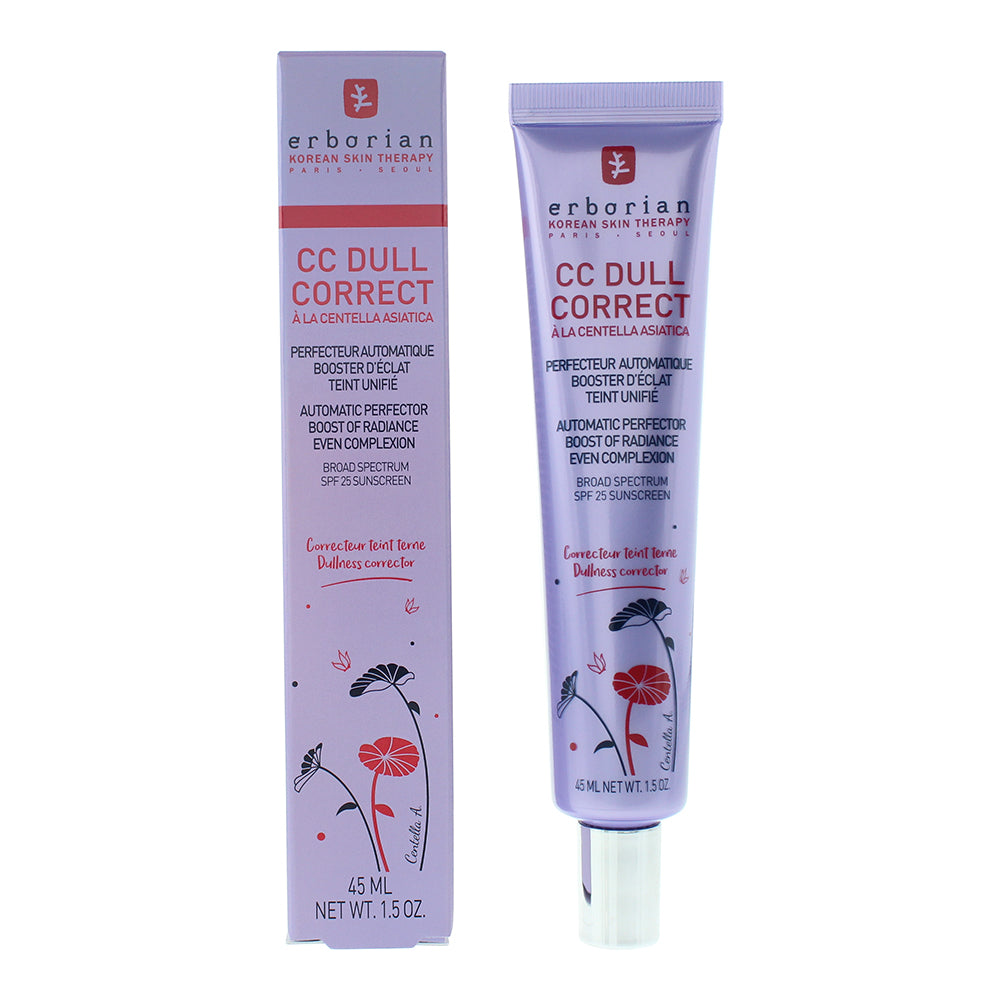 Erborian CC Dull Correct Spf 25 Boost of Radiance Face Cream 45ml