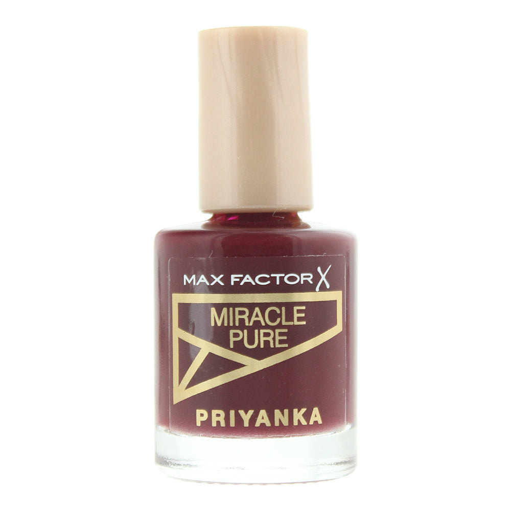 Max Factor Miracle Pure Priyanka 380 Bold Rosewood Nail Polish 12ml