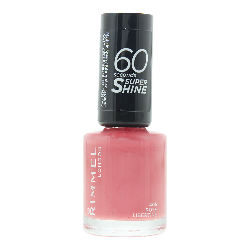 Rimmel 60 Seconds Super Shine 405 Rose Libertine Nail Polish 6ml