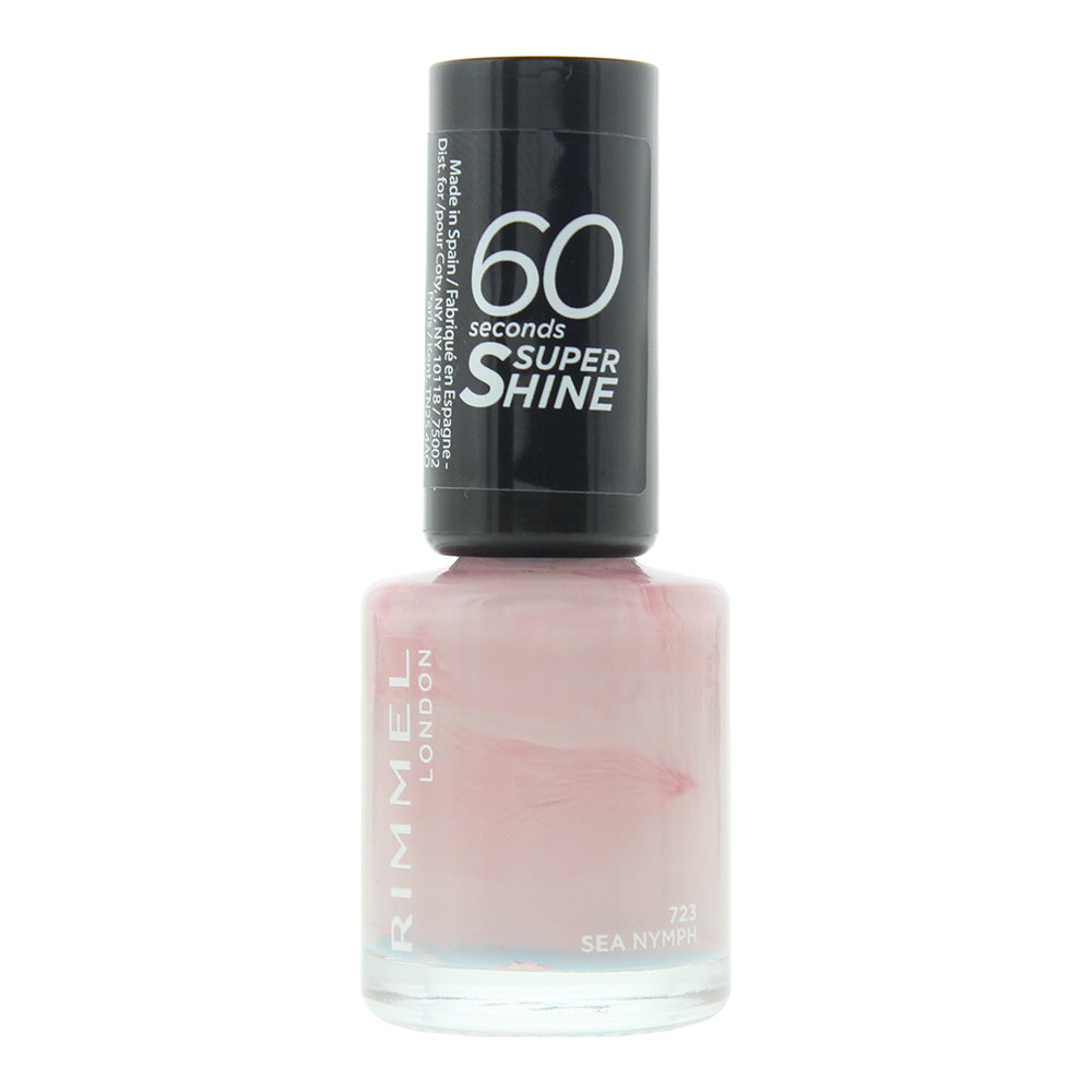 Rimmel 60 Seconds Super Shine 723 Sea Nymph Nail Polish 8ml