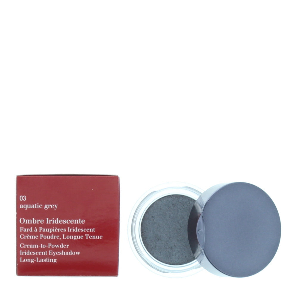 Clarins Ombre Iridescente Cream-To-Powder 03 Aquatic Grey Eye Shadow 7g