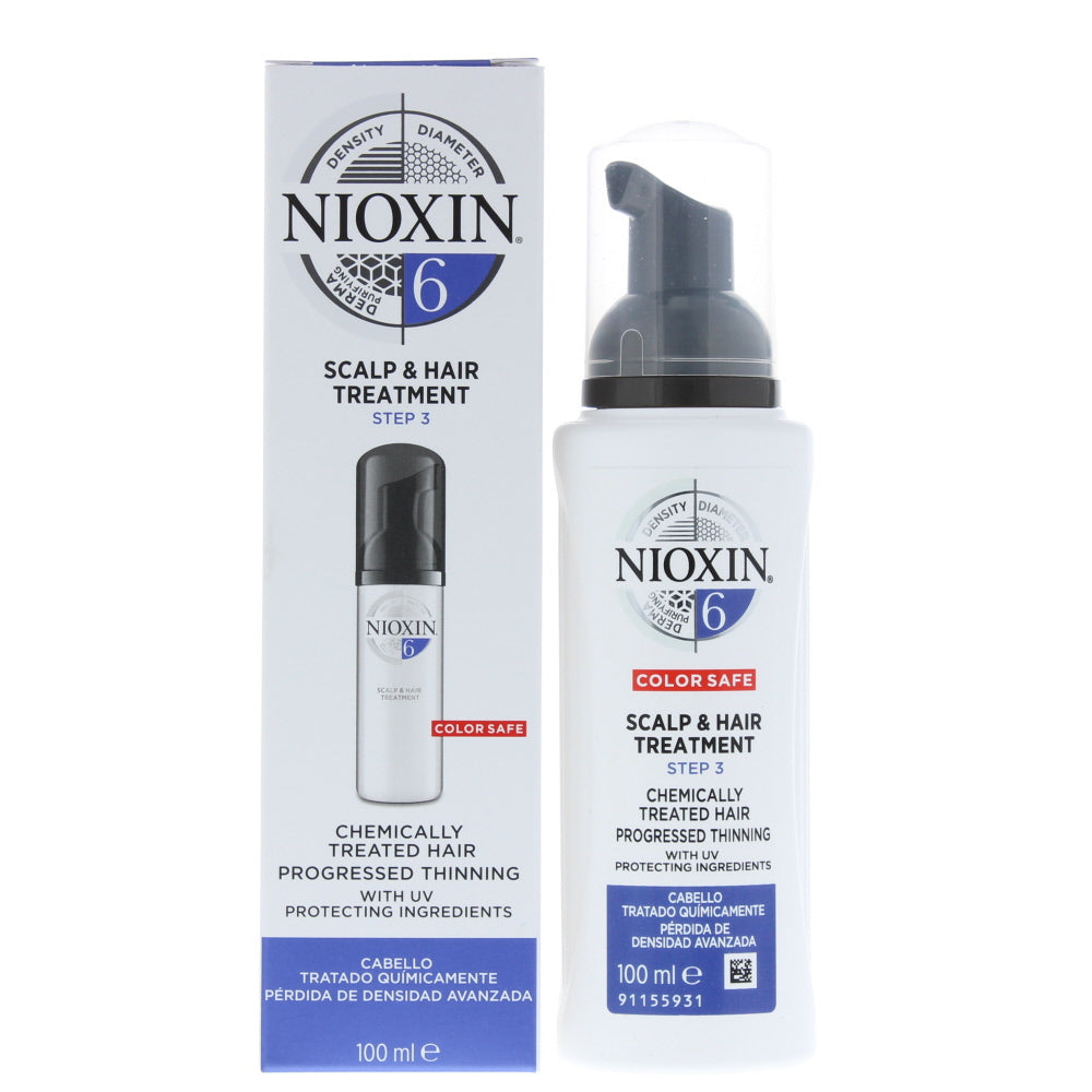 Nioxin 6 Chemically Treated Hair Progressed Thinning Scalp & Hair Treatment 100ml