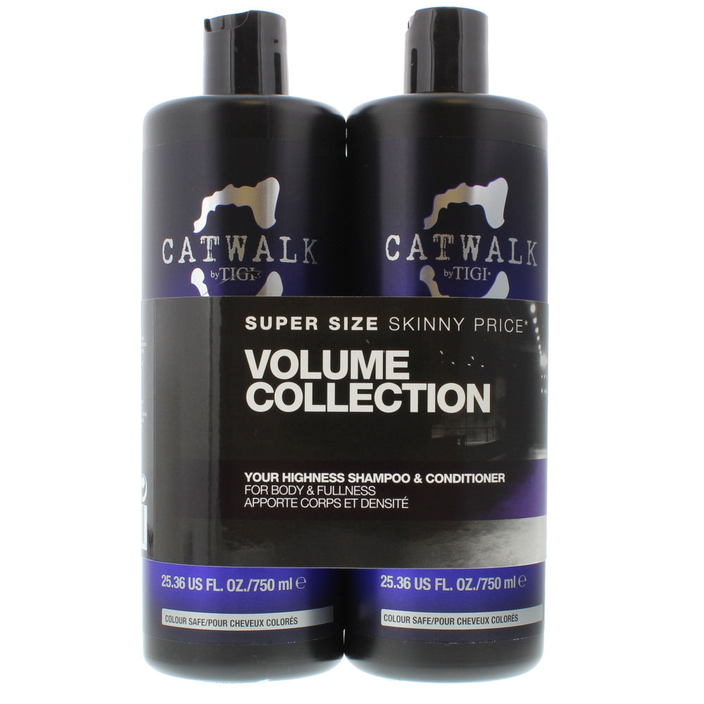 Tigi Catwalk Your Highness Volume Collection Duo Pack Shampoo & Conditioner 750ml