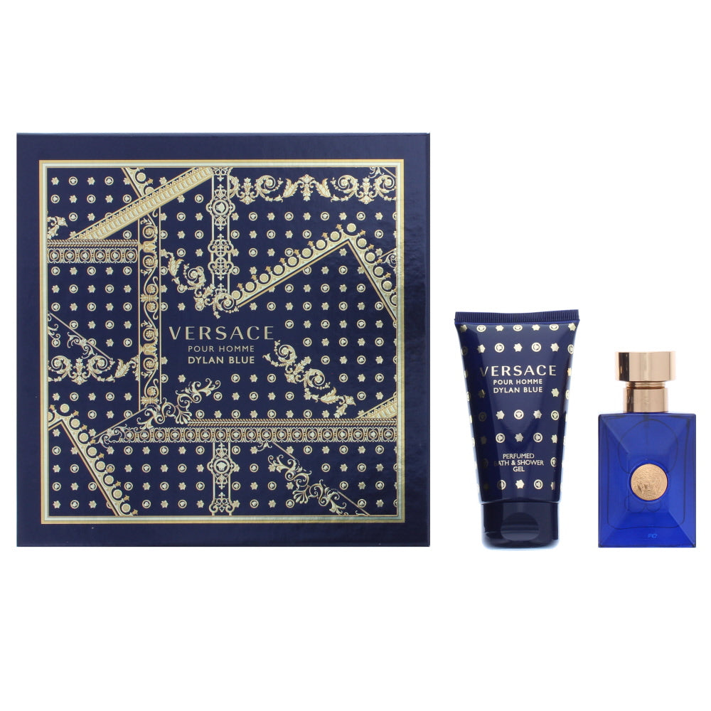 Versace Dylan Blue Eau de Toilette 2 Piece Gift Set: Eau de Toilette 30ml - Shower Gel 50ml