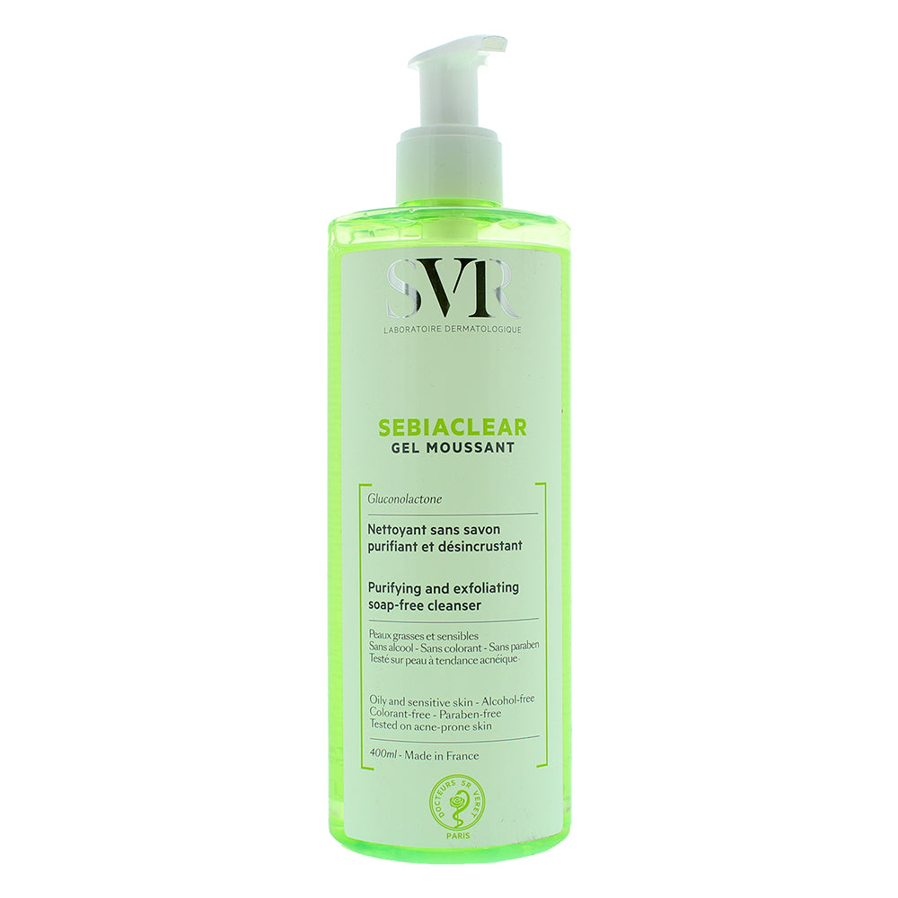 Svr Sebiaclear Gel Moussant Purifying And Exfoliating Cleanser 400ml