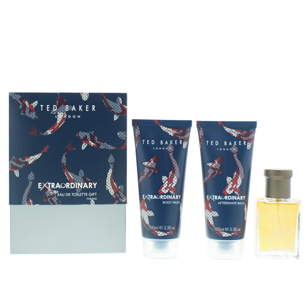 Ted Baker Extraordinary Eau de Toilette 3 Pieces Gift Set