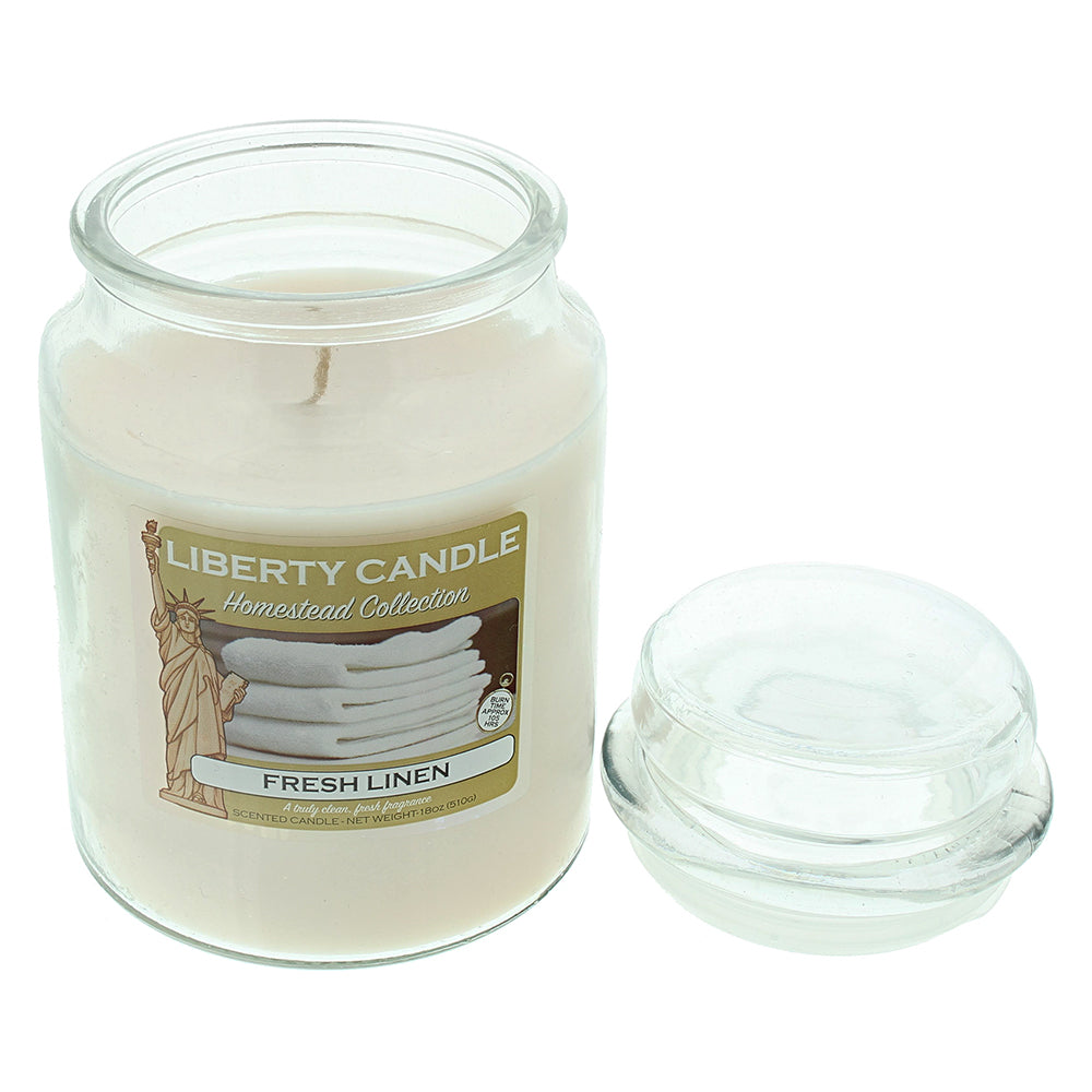 Liberty Candle Homestead Collection Fresh Linen Candle 18oz