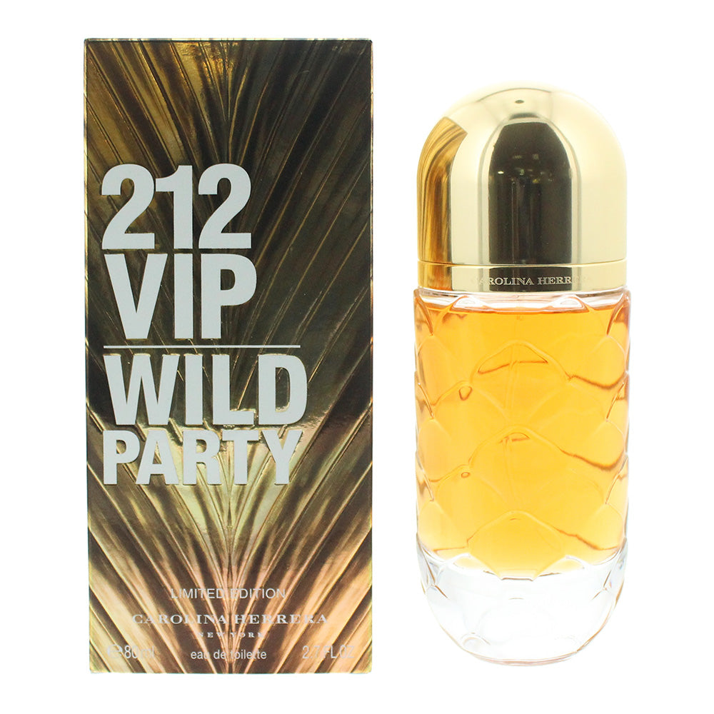 Carolina Herrera 212 Vip Wild Party Limited Edition Eau de Toilette 80