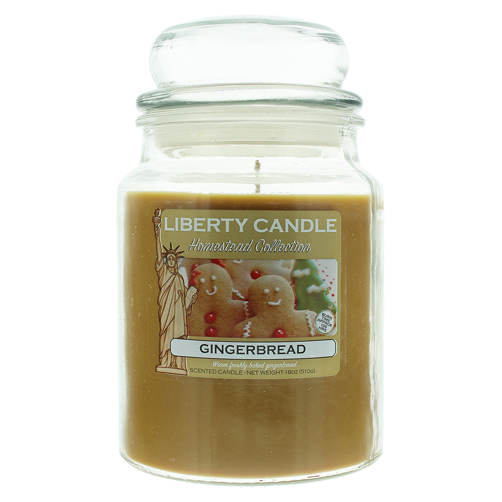 Liberty Candle Homestead Collection Gingerbread Candle 18oz