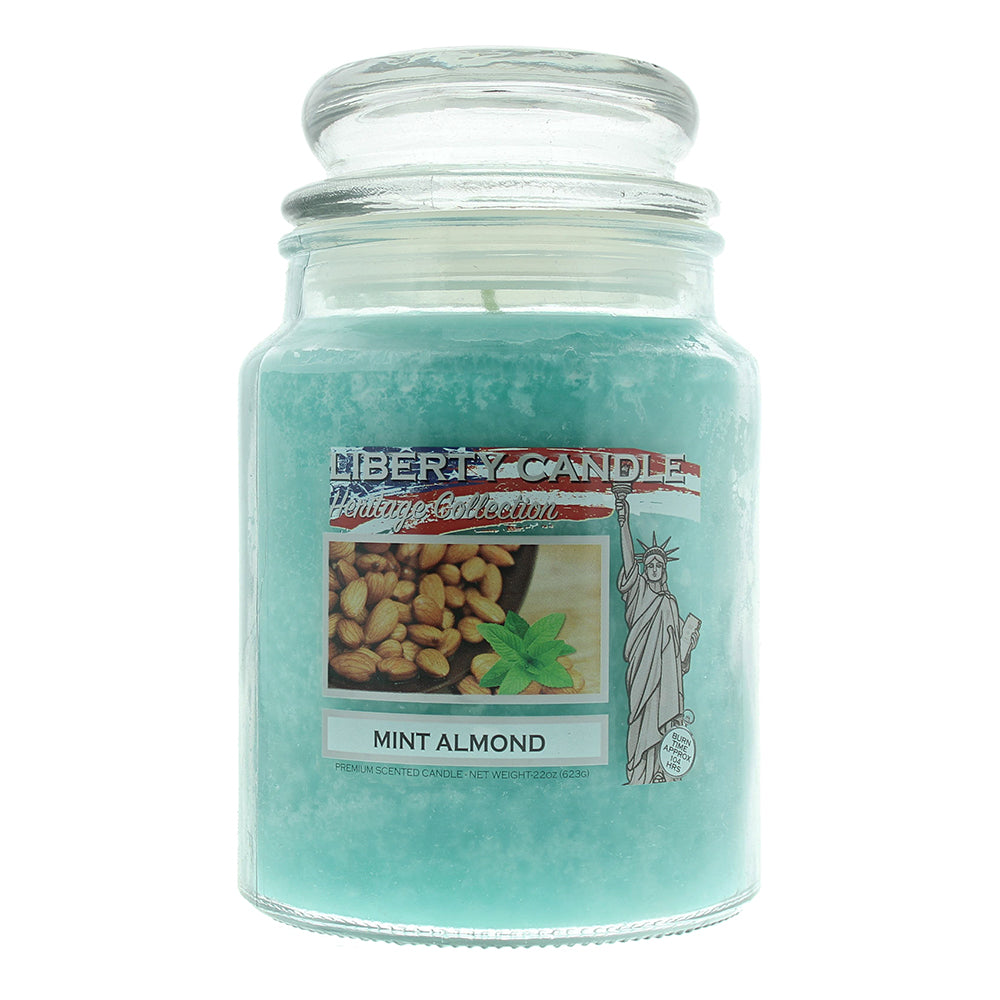 Liberty Candle Heritage Collection Mint Almond Candle 22oz