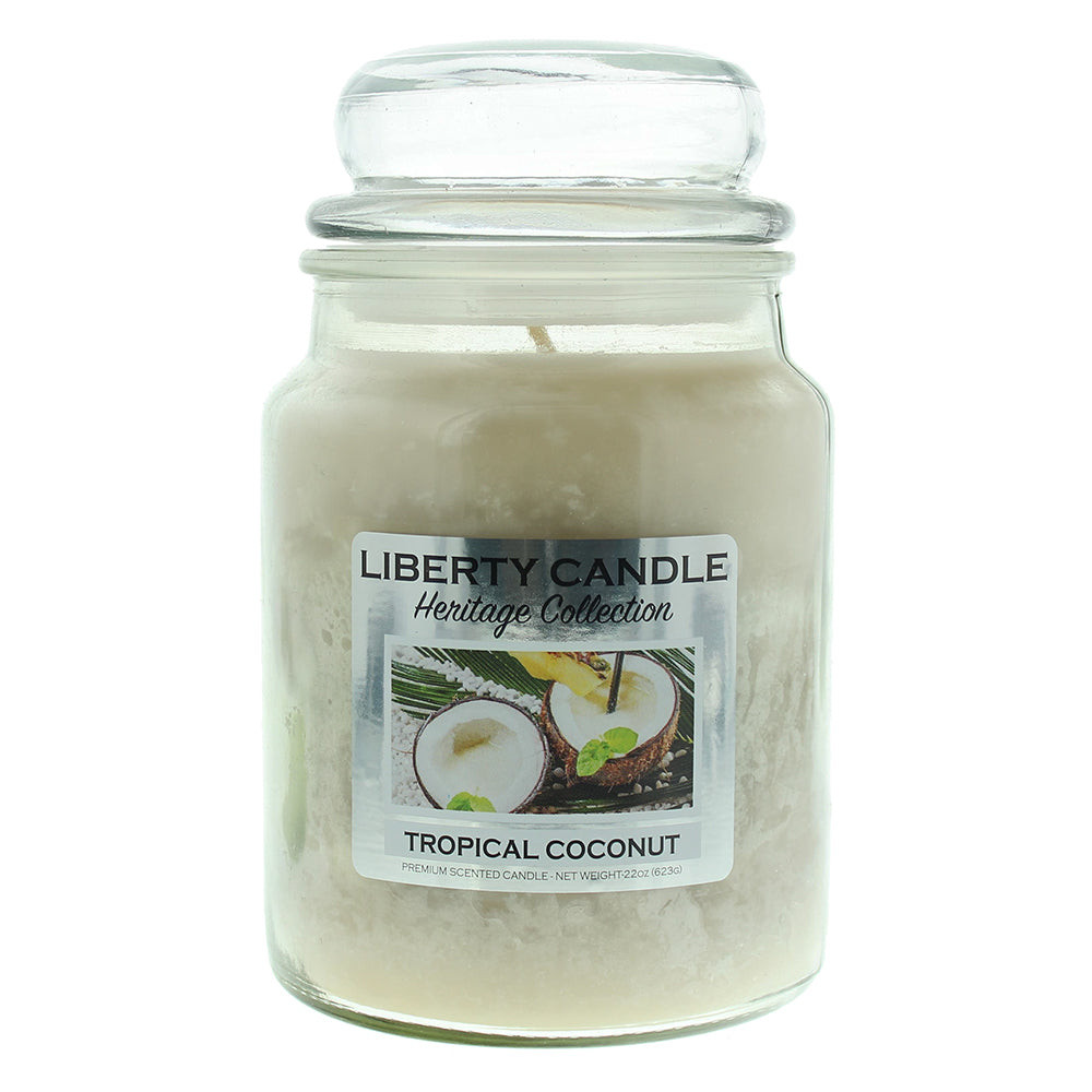 Liberty Candle Heritage Collection Tropical Coconut Candle 22oz