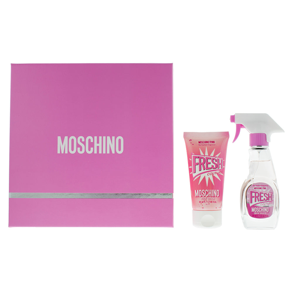 Moschino Fresh Couture Pink Eau de Toilette 2 Pieces Gift Set