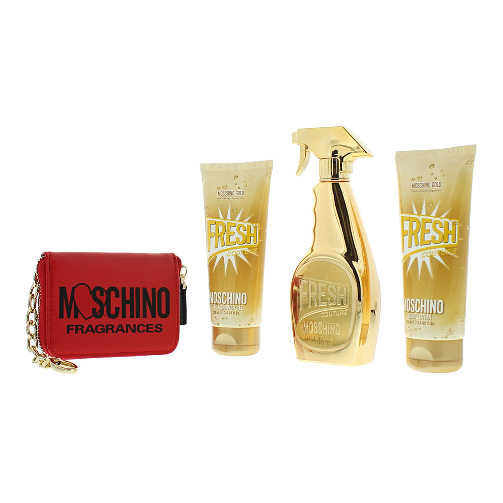 Moschino Ladies Fresh Couture Gold Gift Set Fragrances 8011003842643 -  Fragrances & Beauty, Fresh Couture Gold - Jomashop