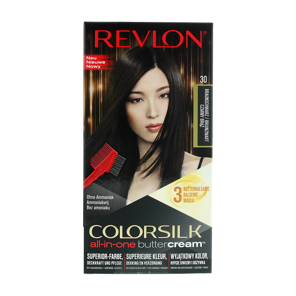 Revlon Colorsilk All-In-One Buttercream 30 Brown Black Hair Colour