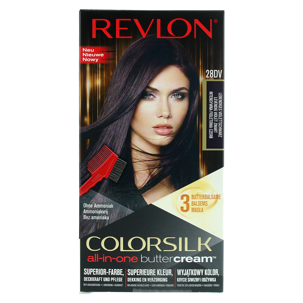 Revlon Colorsilk All-In-One Buttercream 28Dv Violet Black Hair Colour