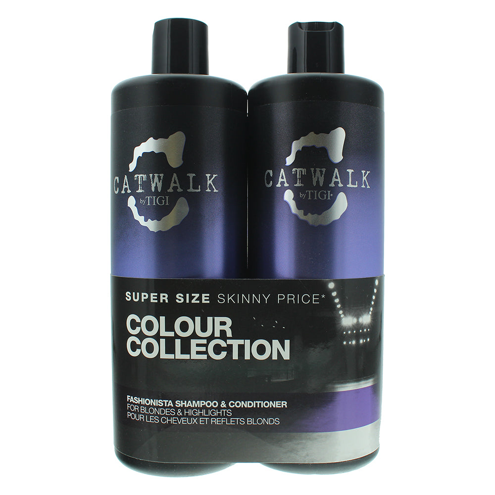 Tigi Catwalk Fashionista Blonde Duo Pack Shampoo & Conditioner 750ml