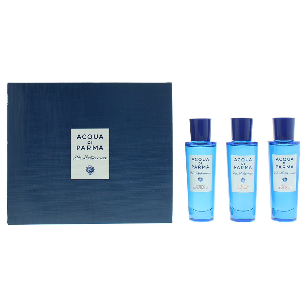 Acqua Di Parma Blu Mediterraneo Collection Eau de Toilette 3 Pieces Gift Set