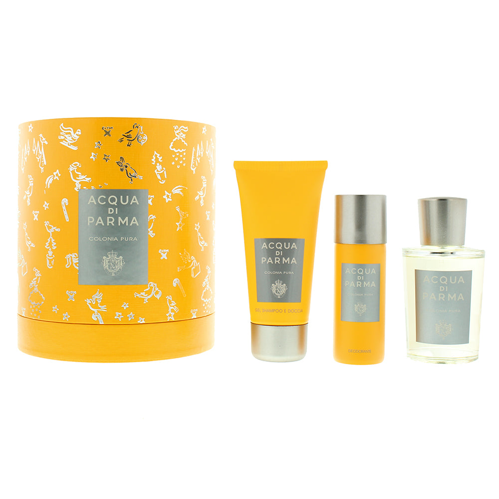 Acqua Di Parma Colonia Pura Eau de Cologne 3 Pieces Gift Set