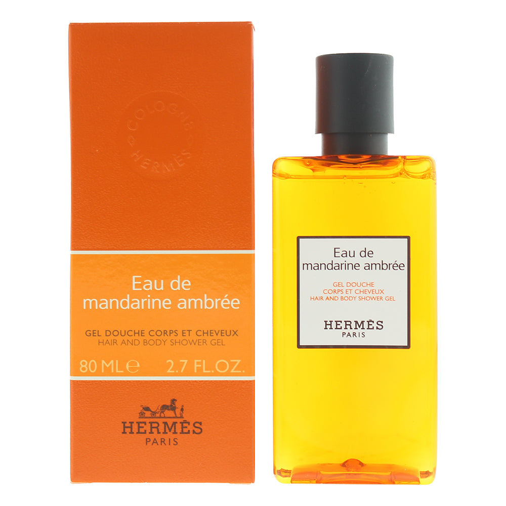 Hermes Eau De Mandarine Ambree Hair And Body Shower Gel 80ml