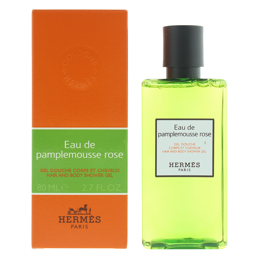 Hermès Eau De Pamplemousse Rose Hair And Body Shower Gel 80ml