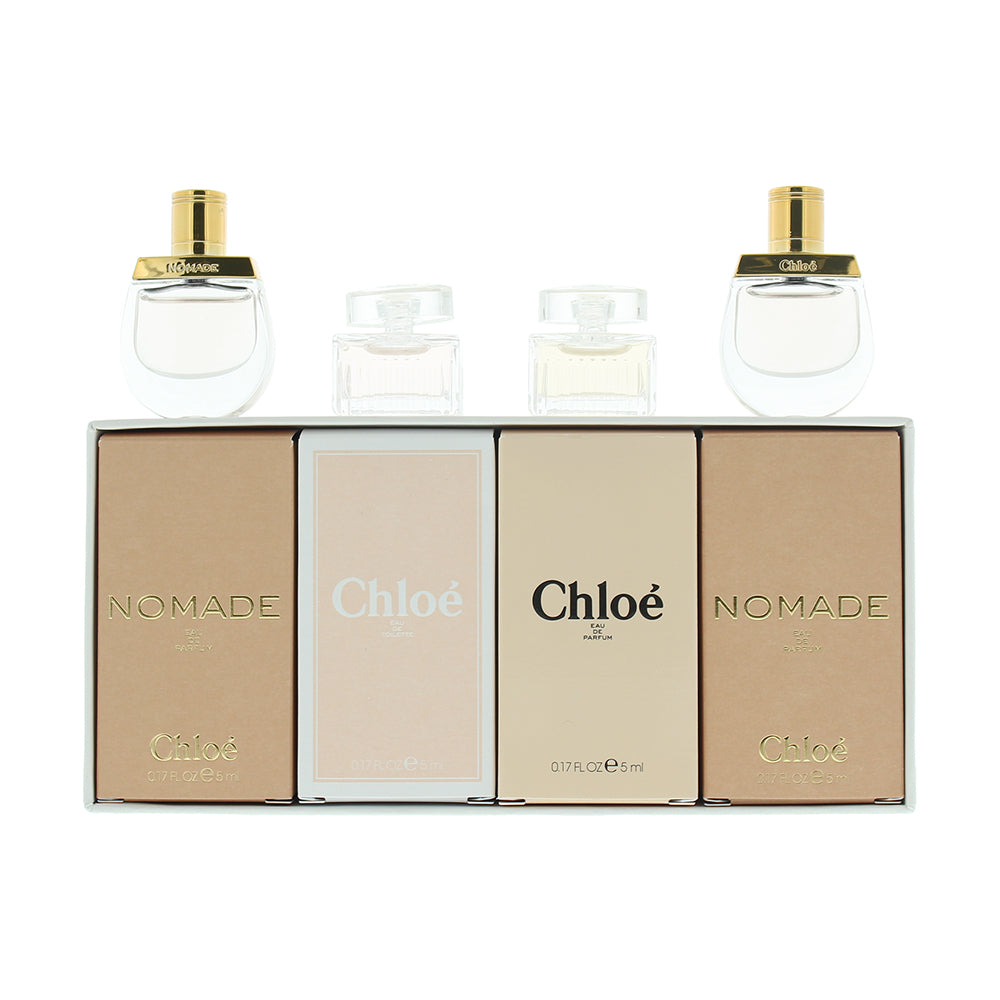 Chloé Miniatures Gift Set : Nomade Eau de Parfum x 2 5ml - Chloé Eau de Parfum 5ml - Chloé Eau de Toilette 5ml