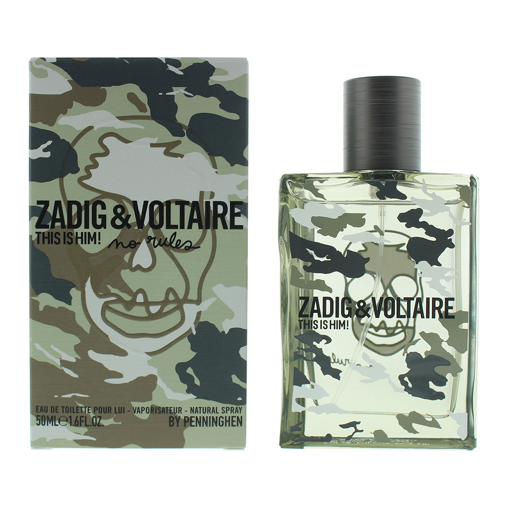 Zadig & Voltaire This Is Him! No Rules Eau de Toilette 50ml