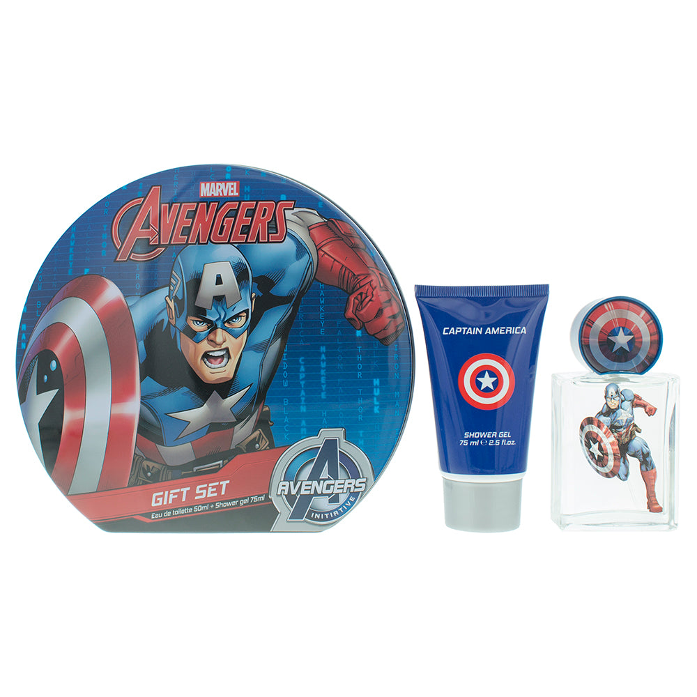 Marvel Captain America Eau de Toilette 3 Pieces Gift Set