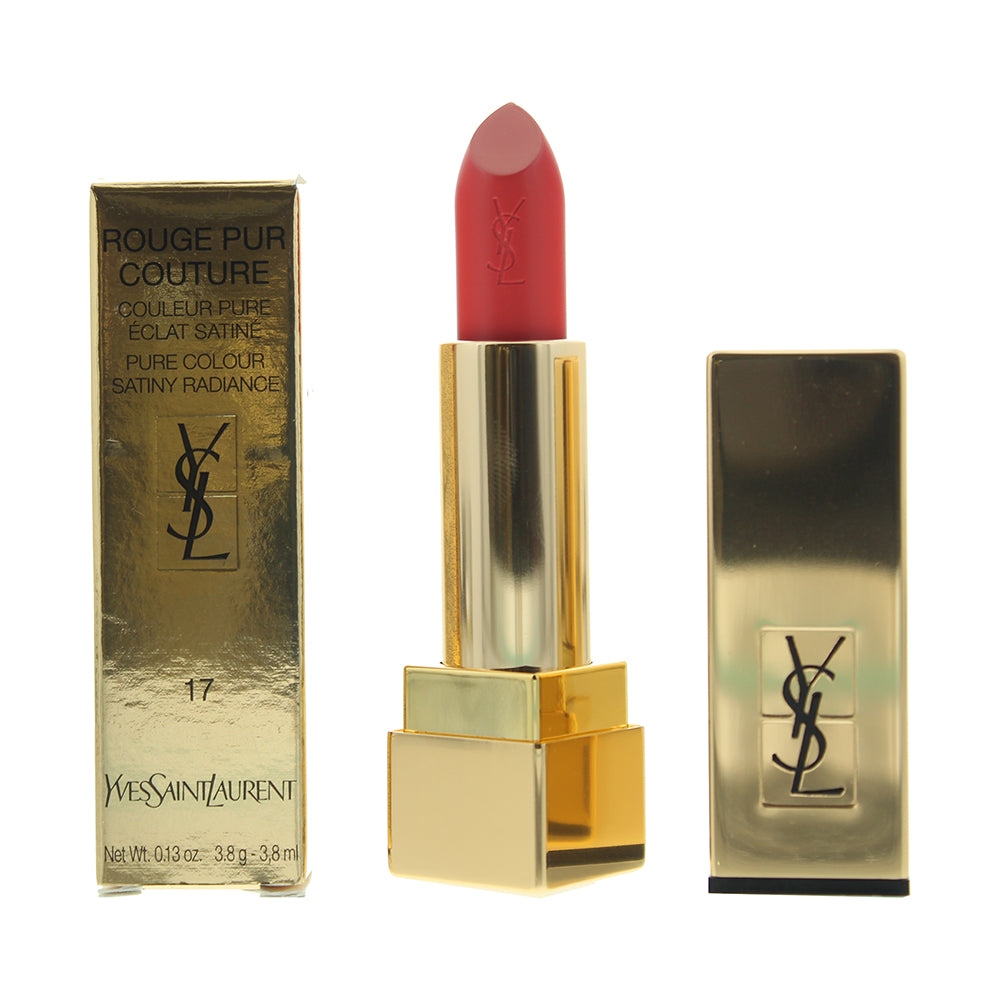 Yves Saint Laurent Rouge Pour Couture Satiny Radiance 17 Rose Dahlia Lipstick 3.8ml