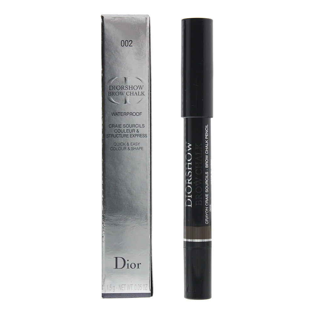 Dior Diorshow Brow Chalk Waterproof 002  Soft Brown Brow Pencil 1.5g