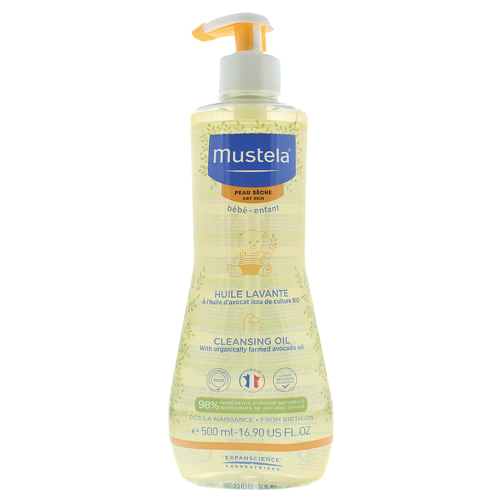 Mustela Dry Skin For Dry Skin Cleansing Oil 500ml