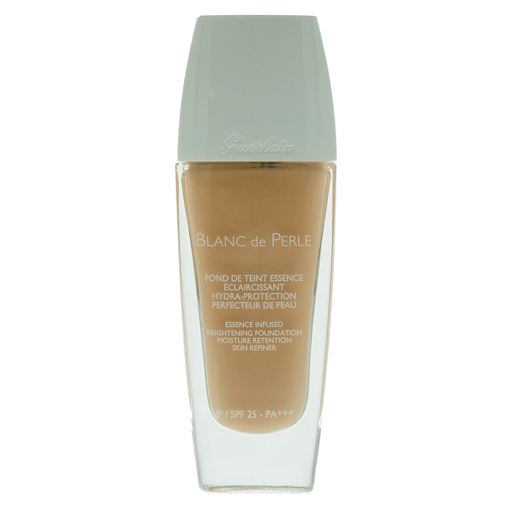 Guerlain Blanc De Perle Essence Infused 01 Pale Beige Brightening Foundation 30m