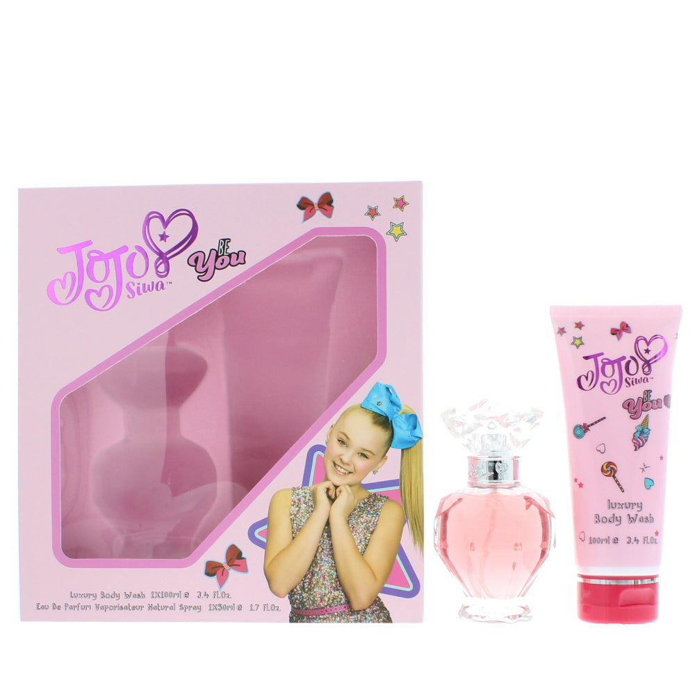 JoJo Siwa Be You Eau de Parfum 2 Pieces Gift Set : Eau de Parfum 50ml - Body Was