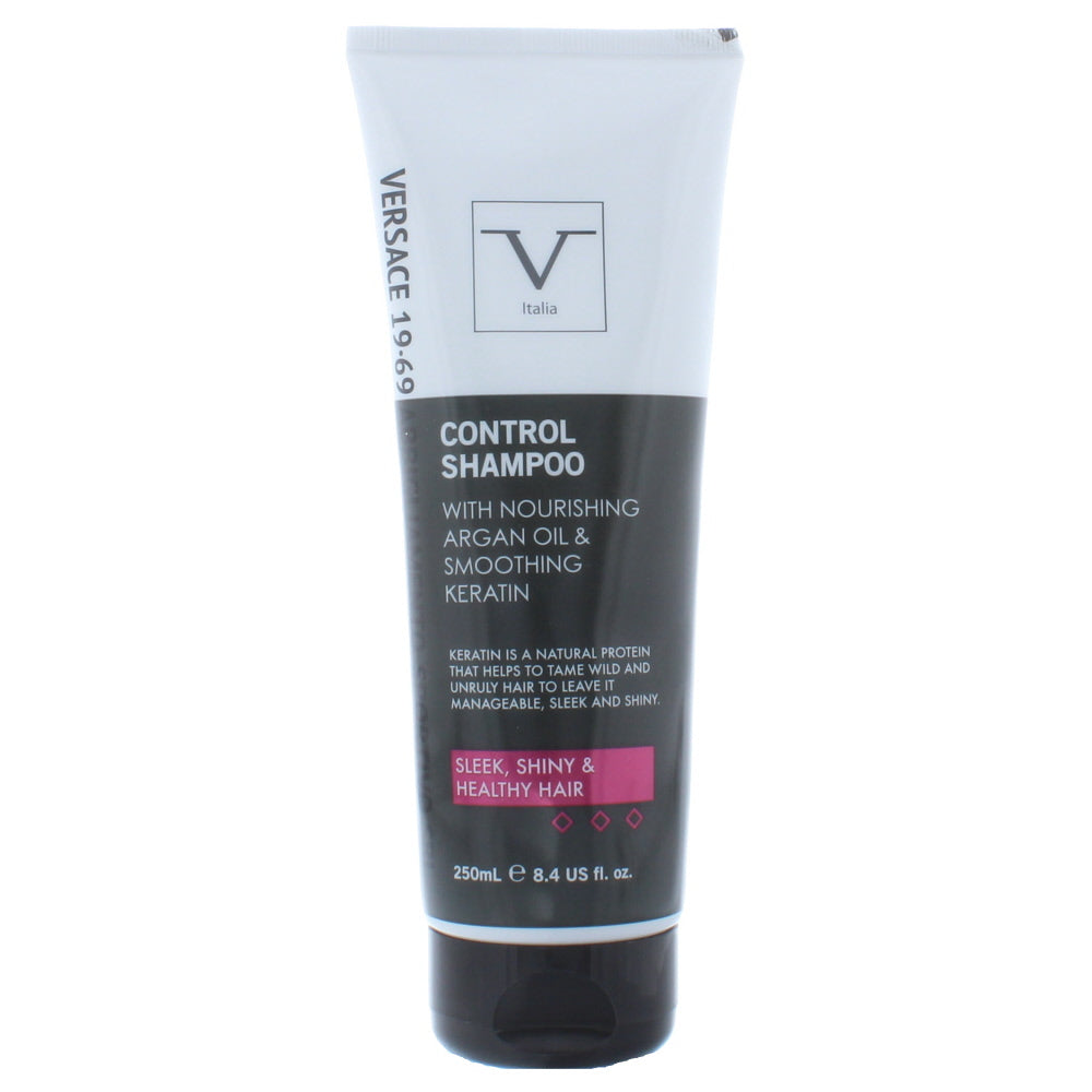 V Italia Control Shampoo With Nourishing Argan Oil & Smoothing Keratin 250ml