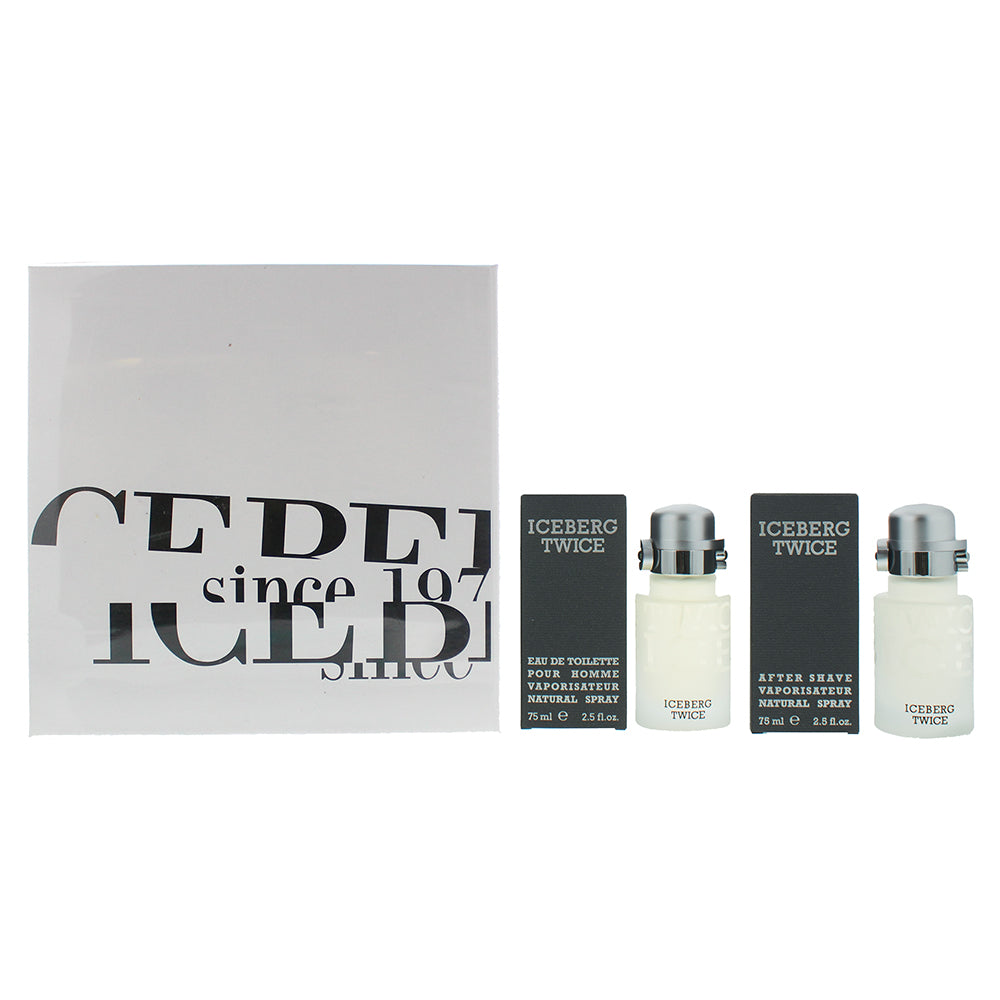 Iceberg Twice 2 Piece Set - Eau De Toilette 75ml - Aftershave 75ml