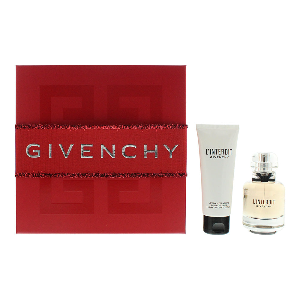 Givenchy L'interdit Eau De Parfum 2 Piece Gift Set: Eau De Parfum 50ml - Body Lotion 75ml