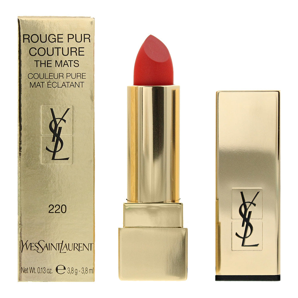 Yves Saint Laurent Rouge Pur Couture The Mats #220 Crazy Tangerine Lipstick 3.8ml