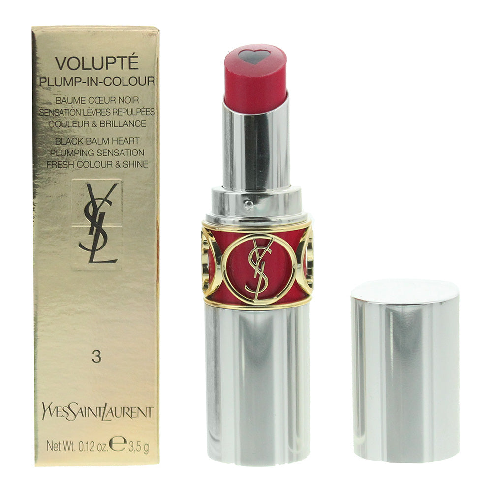 Yves Saint Laurent Volupte Plump-In-Colour 03 Insane Pink Lipstick 3.5g