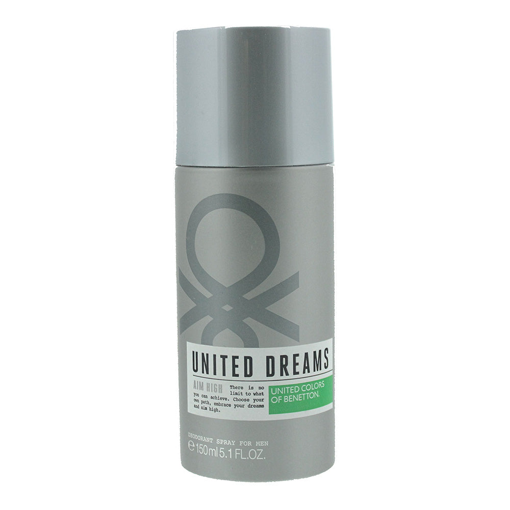 United Colors Of Benetton United Dreams  Aim high Deodorant Spray 150ml For Men