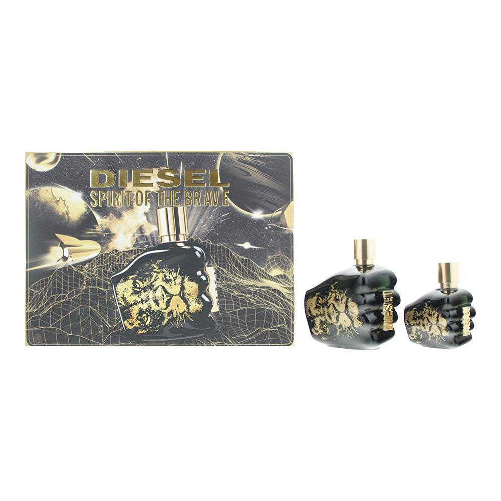 Diesel Spirit Of The Brave 2 Piece Gift Set: Eau De Toilette 125ml - Eau De Toilette 35ml