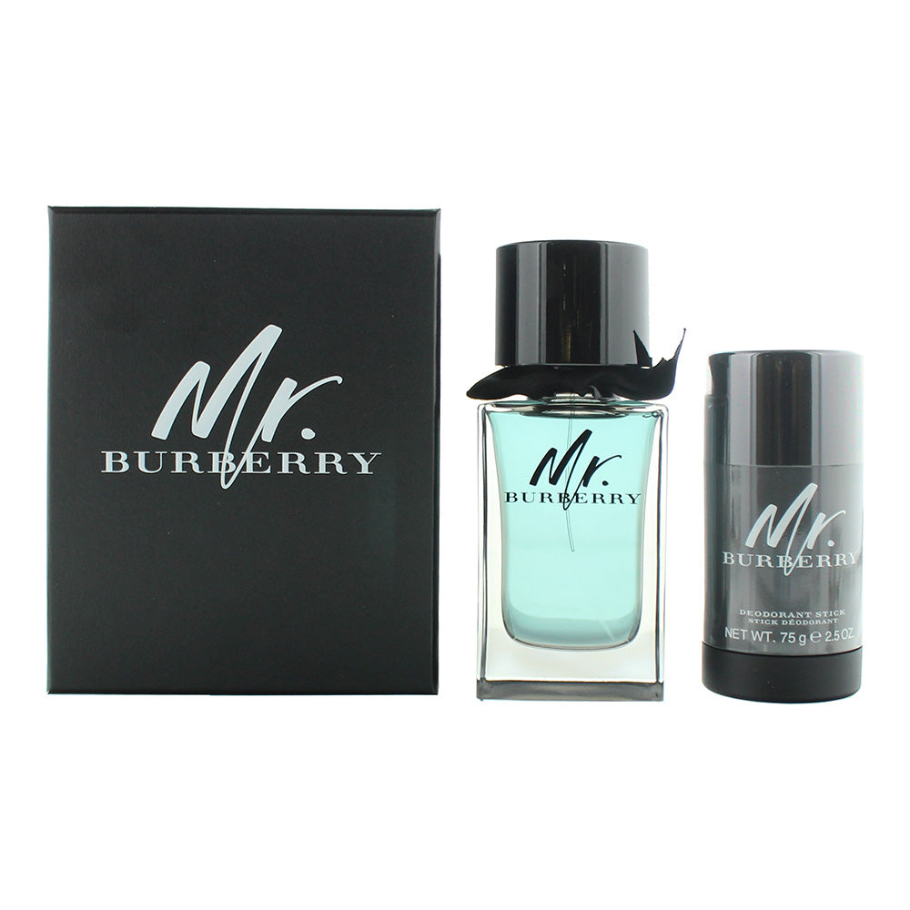 Burberry mr burberry 100ml eau 2025 de toilette spray 2 piece set