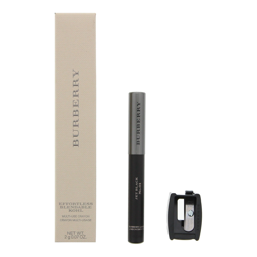 Burberry Effortless Blendable Kohl Multi-Use No. 01 Jet Black Eye Pencil 2g + Sharpener