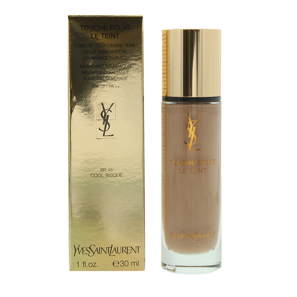 Yves Saint Laurent Touche Éclat BR45 Cool Bisque Foundation Spf 22 30ml