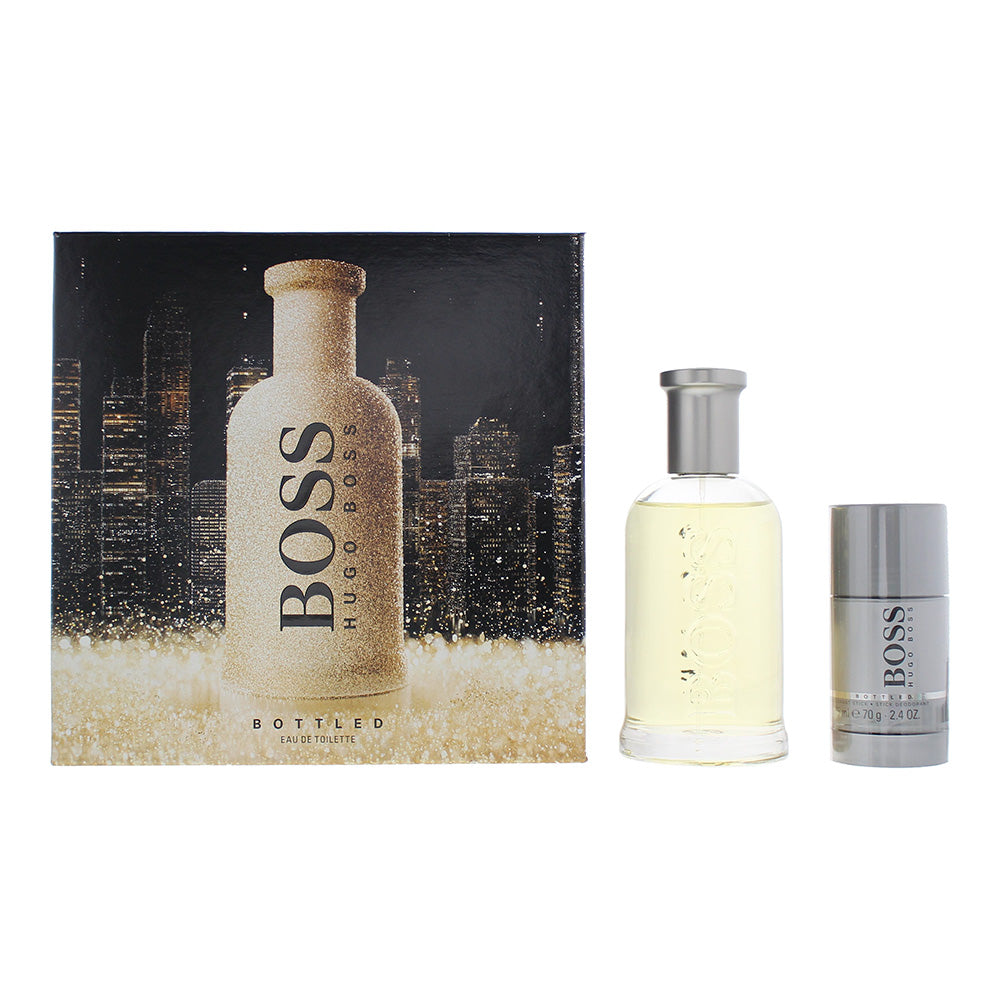 Hugo Boss Bottled 2 Piece Gift Set: Eau De Toilette 200ml - Deodorant Stick 75ml