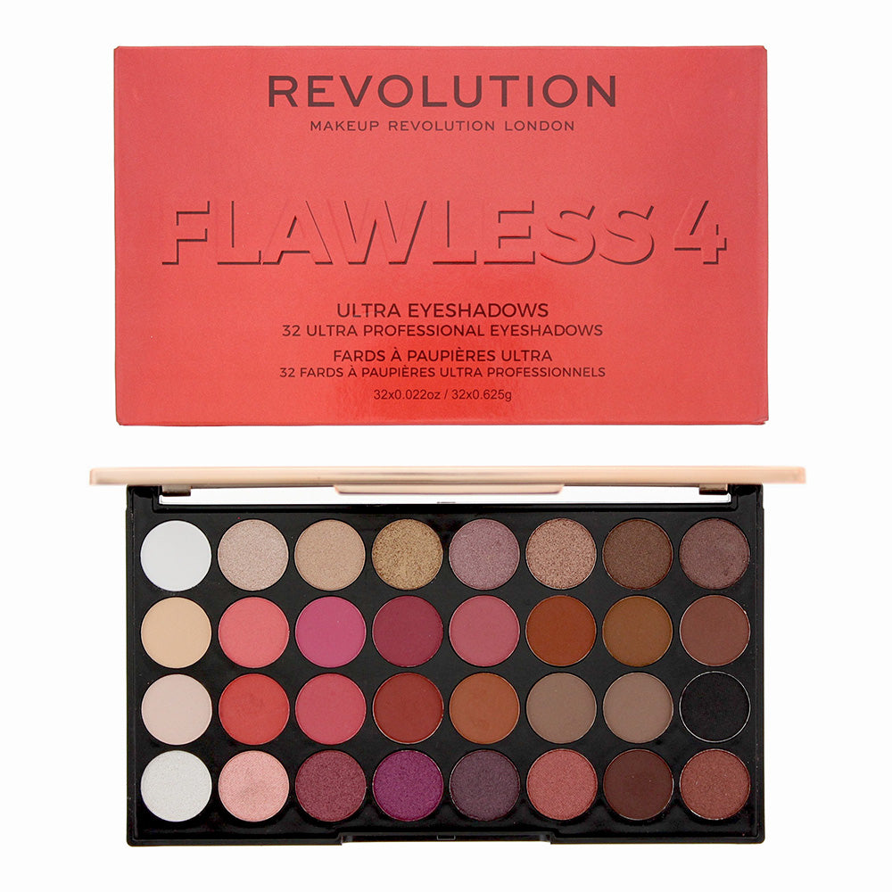 Revolution Flawless 4 Eye Shadow Palette 32 x 0.625g